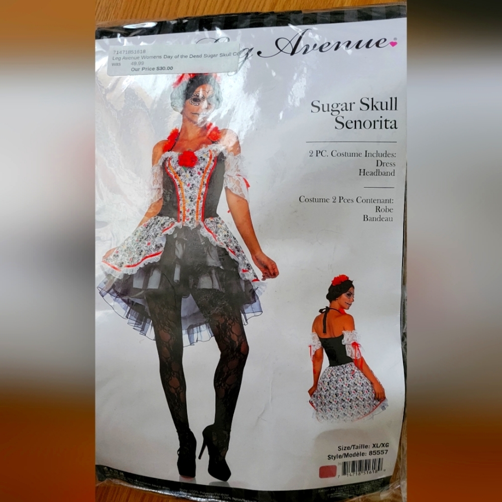 Sugar skull senorita costume